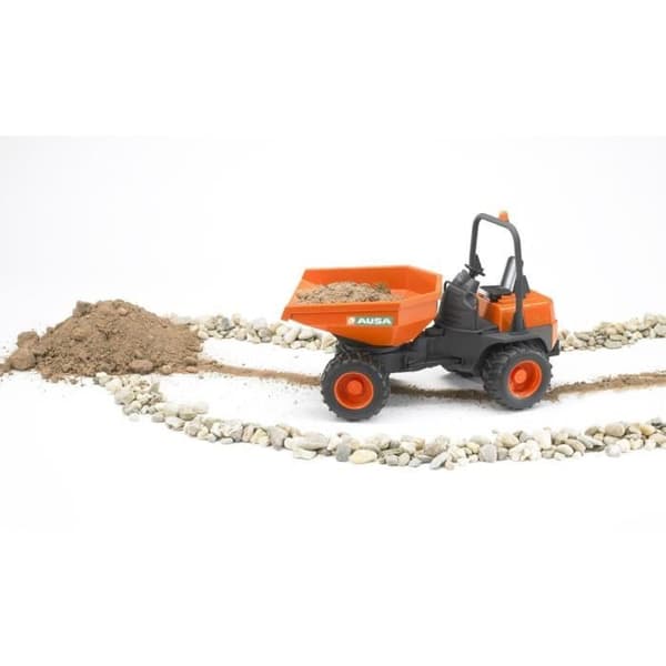 AUSA mini dumper - BRUDER - Ledstyrning, roterande tipp, bakre drag
