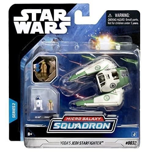 Fordon - BIZAK - Yodas Jedi Starfighter - 8 cm - 2 figurer - STAR WARS