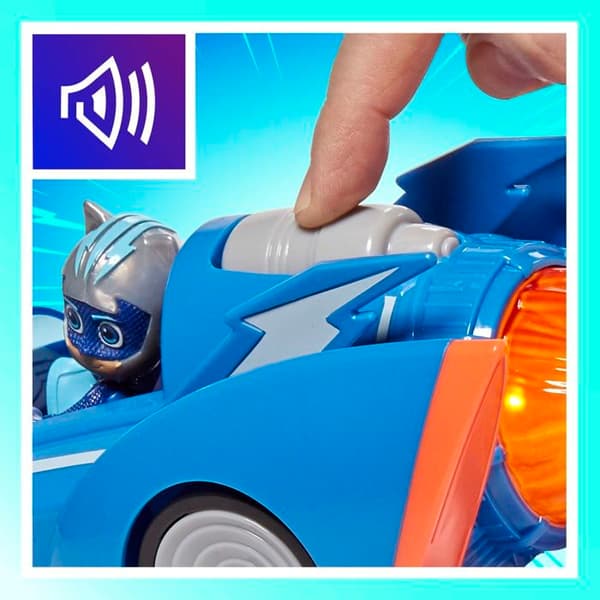 Monterat miniatyrfordon - Hasbro monterat miniatyrlandfordon - F6213 - PJ Masks Super-Katzenflitzer