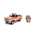 Miniatyrbild 1 av 2: 1980 Chevy K5 Blazer Metal Car - JADA - Multicolor Collector - Metal Hawkins Police Badge