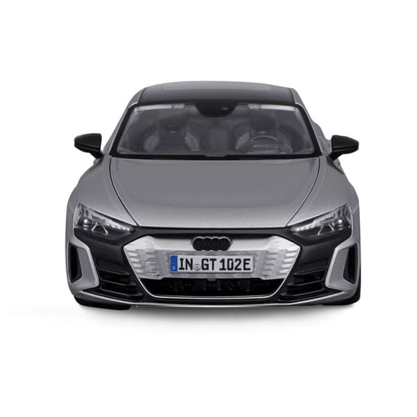 Audi RS e-tron GT silverfärgad skalamodell 1:18 BBURAGO