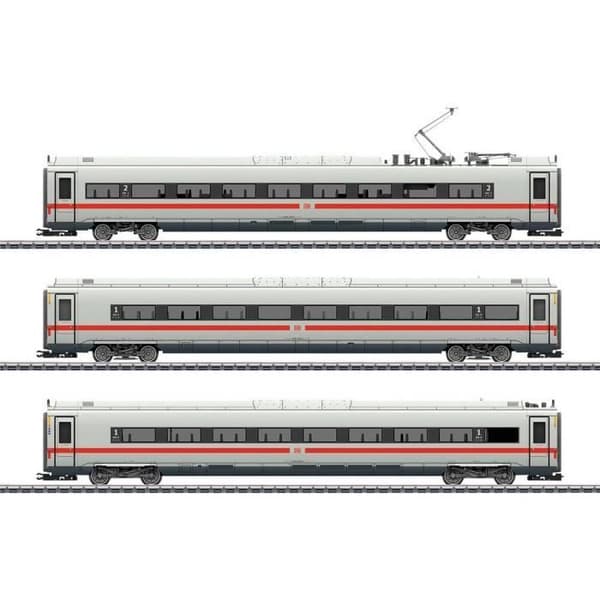 Set med 3 tilläggsbilar till ICE 4 - MÄRKLIN - Märklin 43726 - Vit - Grön - 1:a och 2:a klass
