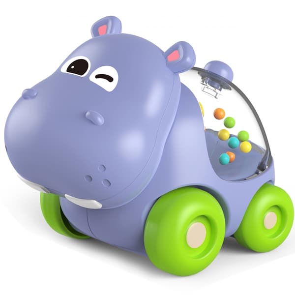 WOOPIE BABY Skallrande Bilflodhäst för Bebisar