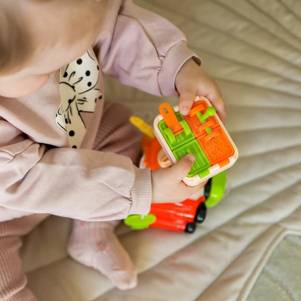 WOOPIE BABY Montessori Byggsats med Manipulativa Delar – Bil Katt 1
