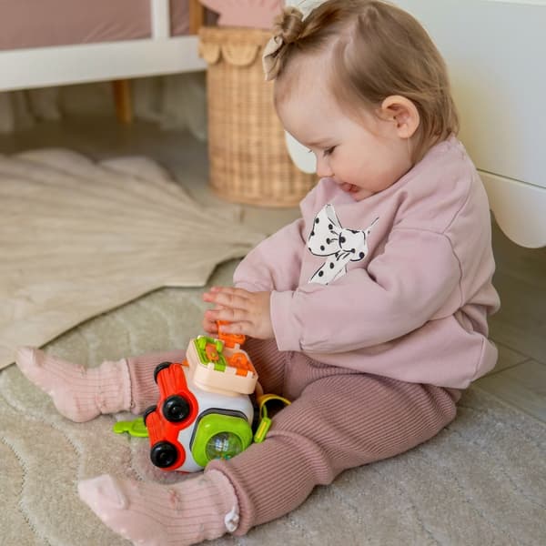 WOOPIE BABY Montessori Byggsats med Manipulativa Delar – Bil Katt 1