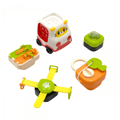 Miniatyrbild 8 av 11: WOOPIE BABY Montessori Byggsats med Manipulativa Delar – Bil Katt 1