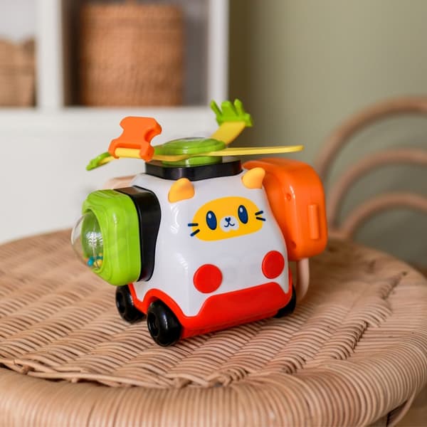 WOOPIE BABY Montessori Byggsats med Manipulativa Delar – Bil Katt 1