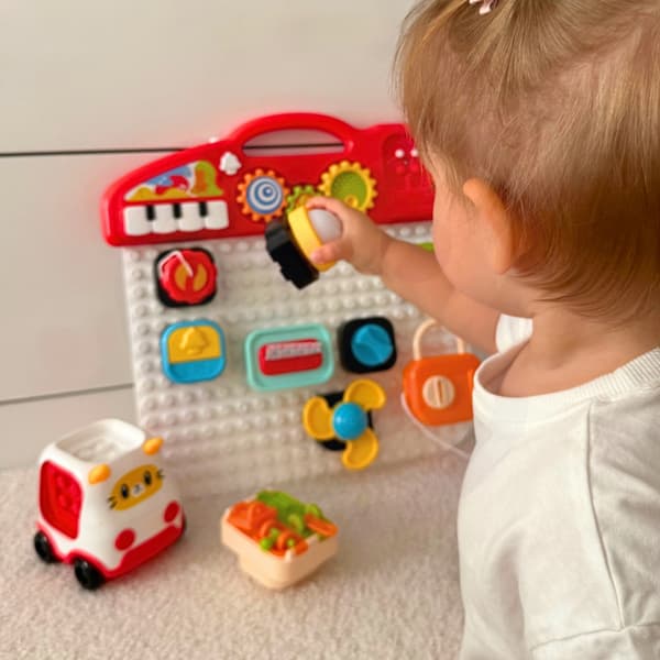 WOOPIE BABY Montessori Byggsats med Manipulativa Delar – Bil Katt 2