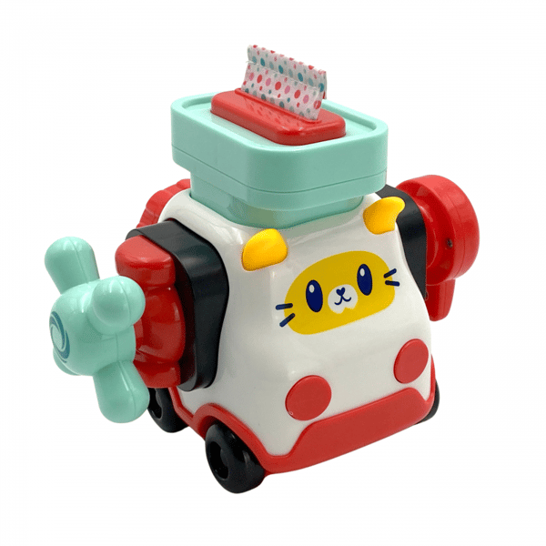 WOOPIE BABY Montessori Byggsats med Manipulativa Delar – Bil Katt 2