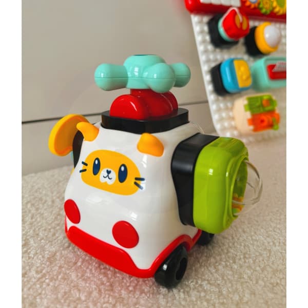 WOOPIE BABY Montessori Byggsats med Manipulativa Delar – Bil Katt 2