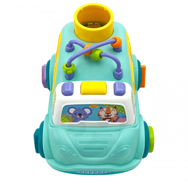 WOOPIE BABY Interaktiv Musikalsk Bil Montessori Sorter Blå