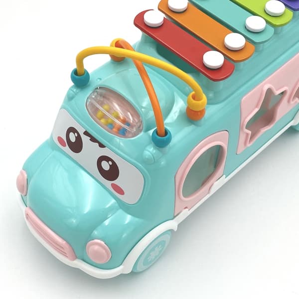 WOOPIE BABY Musikbil Sorter med Cymbaler – Grön