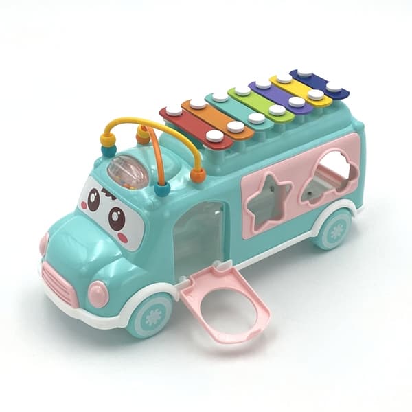WOOPIE BABY Musikbil Sorter med Cymbaler – Grön