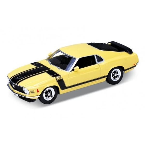 Monterade miniatyrer - Gul Ford Mustang 1970 1/24 Welly