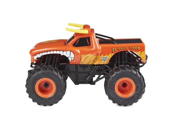 Monster Jam MJC RDC 1to24 El Toro Loco GML, Monster truck, 4 år, AAA, Sort, Oransje