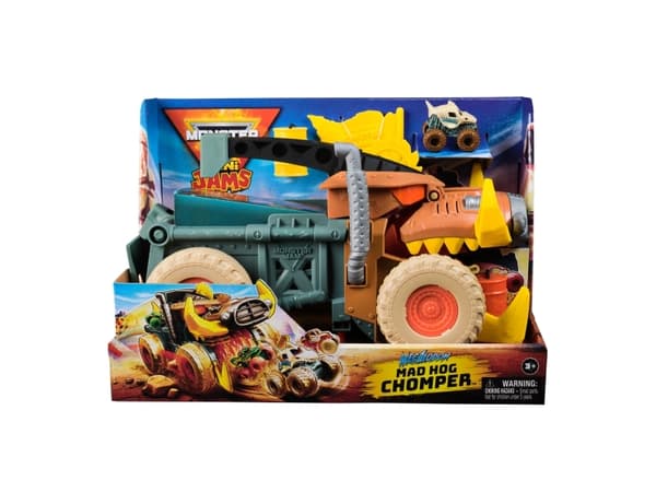 Monster Jam Mini Mad Hog Sweeper Playset