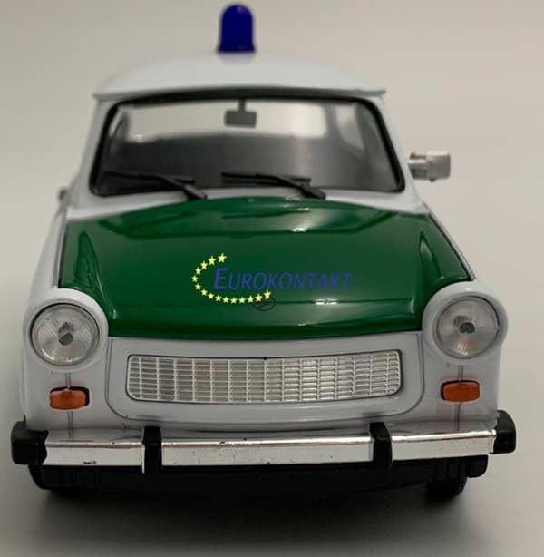 TRABANT 601 Polizei POLICE modell 24037GP metall Welly 1:24