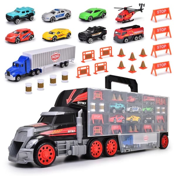 Dickie Toys Bærbar biltransport med opbevaring 65 cm