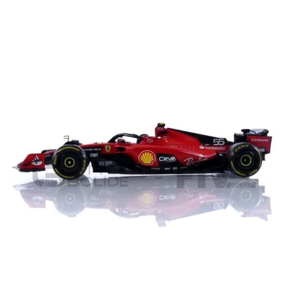 Samlarbil i miniatyr - BBURAGO - FERRARI F1-23 - 1/18 - Röd / Svart - Säsong 2023