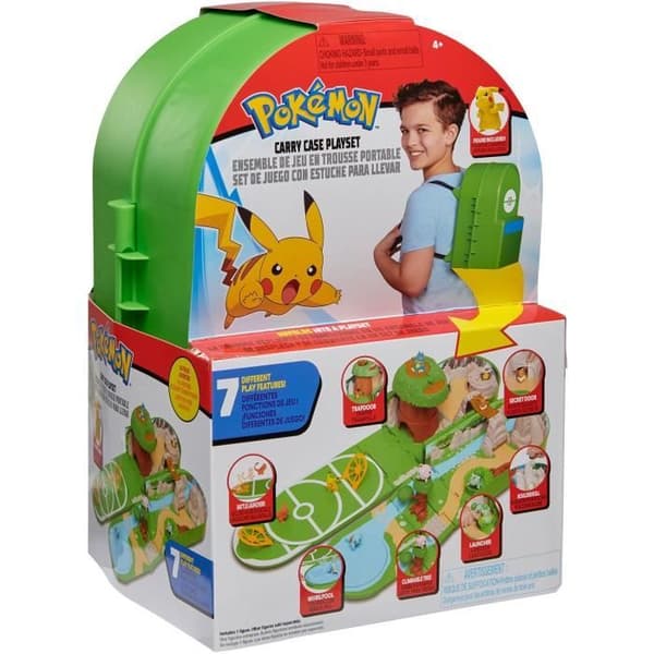 Pokémon Tränarryggsäck - BANDAI - Sasha - Justerbara Remmar - Pikachu Figur Inkluderad