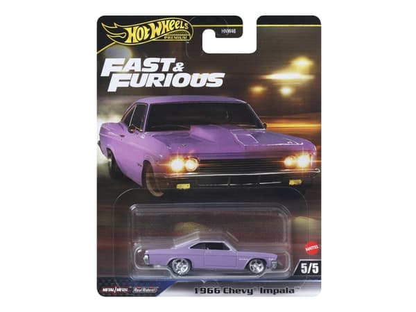 Hot Wheels Premium Fast and Furious Fast and Furious, 1966 Chevy Impala