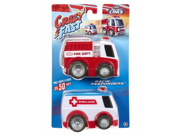 Little Tikes Crazy Fast Cars 2-Pack - Racin Responders