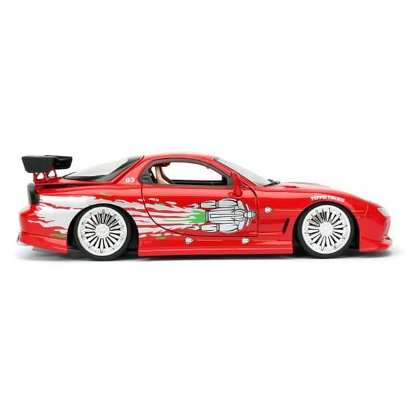 Minibil - JADA - Mazda RX-7 1993 - Röd - Skala 1:24 - Från 8 år