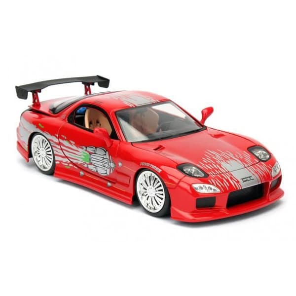 Minibil - JADA - Mazda RX-7 1993 - Röd - Skala 1:24 - Från 8 år
