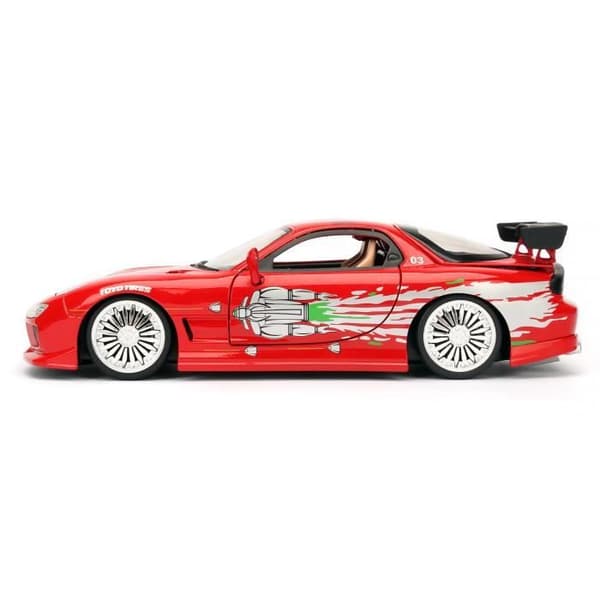 Minibil - JADA - Mazda RX-7 1993 - Röd - Skala 1:24 - Från 8 år