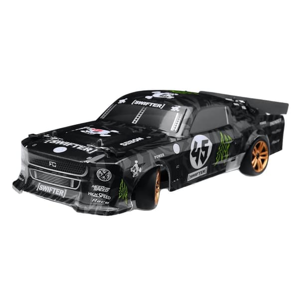RC Driftbil, 36 km/t Hastighed, 4WD Ydelse,Sort