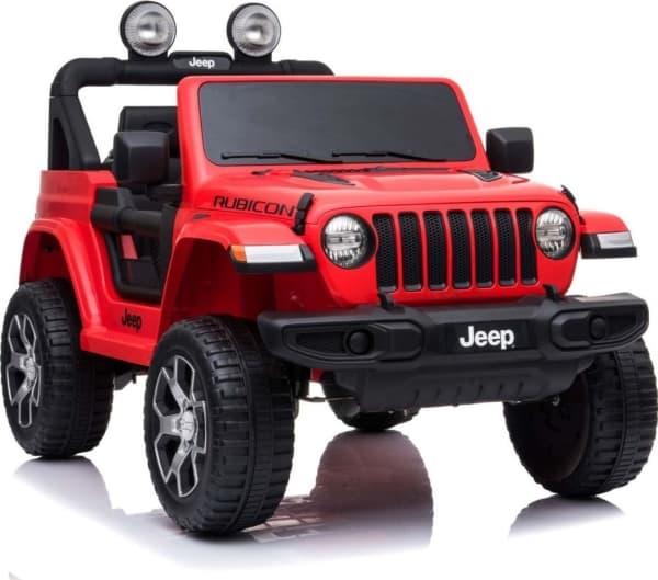 Super-Toys JEEP WRANGLER RUBICON MYKE HJUL, MYKT SETE, 4x4, FULLVALG - MALING/DK-JWR555