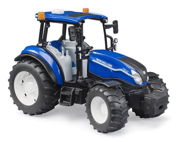 BRUDER Holland T5.120, Traktor, 3 år, Akrylonitril-butadien-styren (ABS), Sort, Blå