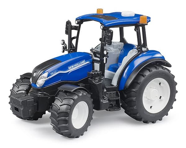BRUDER Holland T5.120, Traktor, 3 år, Akrylonitril-butadien-styren (ABS), Sort, Blå
