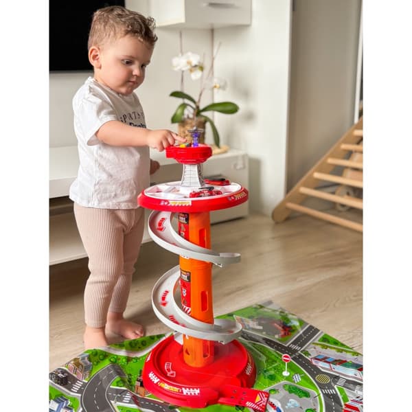 WOOPIE Spiral Bilbane med garage – 3 dele