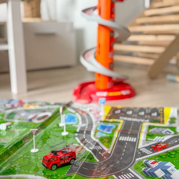WOOPIE Spiral Bilbane med garage – 3 dele