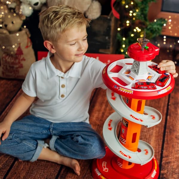 WOOPIE Spiral Bilbane med garage – 3 dele