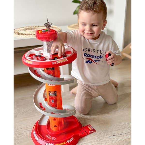 WOOPIE Spiral Bilbane med garage – 3 dele