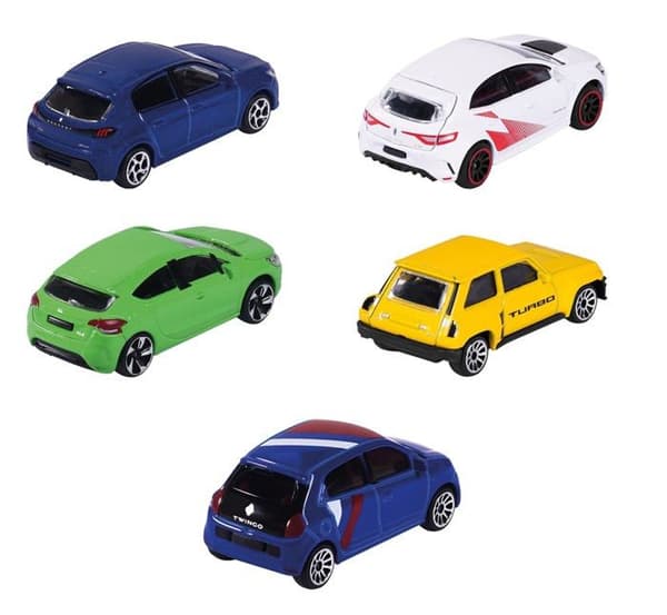 Majorette - 212053166SM1 - Set 5 delar - Miniatyrbilar i metall - Skala 1/64 -