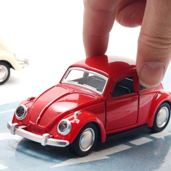 Bomclap Mini punainen metallinen maastoauto | Pieni automalli | Kakun koristelu