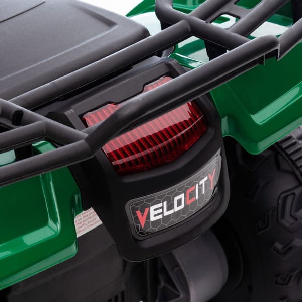 Elektrisk Quad Bike Barn LED Music 3+ Sort/Grønn