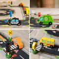 Miniatyrbillede 5 af 11: WOOPIE GREEN sæt med trækøretøjer og vejskilte, 15 dele