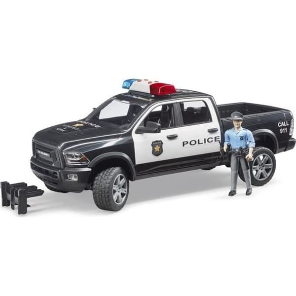 RAM 2500 polisfordon - BRUDER - För barn Pojkar - Svart - Utomhusleksak