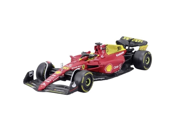 BBURAGO Ferrari F1-75 1:24 Spec Leclerc 22, Modellsportbil, Förmonterad, 1:24, Ferrari F1-75, Alla, Metall, Plast