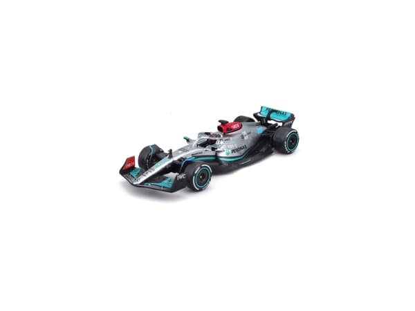 BBURAGO 18-38066, Sportsbil, Montert på forhånd, 1:43, Mercedes W13 (Nummer 63), Alle kjønn, Metall, Plast