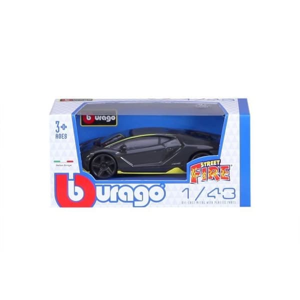 Samlarbil - BBURAGO - Lamborghini Centenario svart 1/43:e