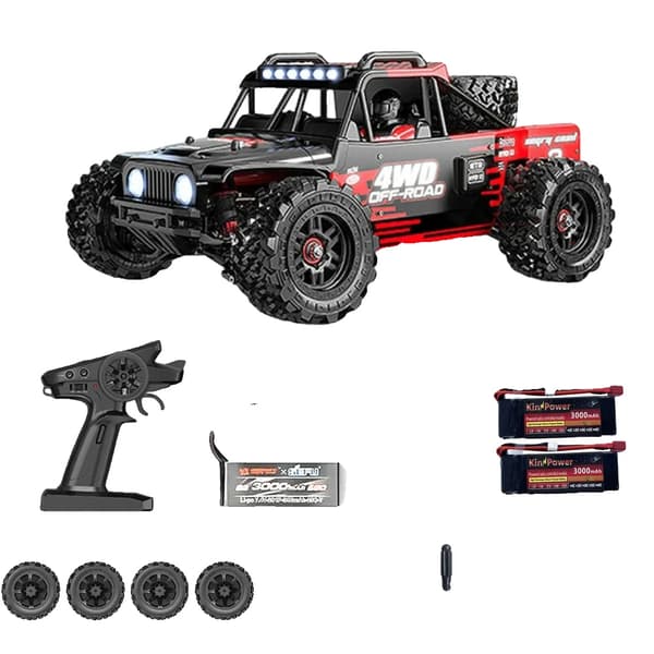 RC-auto, maksimi nopeus 75 km/h, 3000 mAh akku, 1:14 mittakaava,MJX14209 3B laatikko