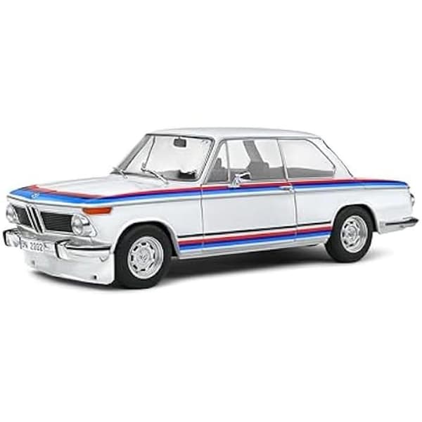 Minibil - SOLIDO - BMW 2002 TII Turbo Evocation - Vit - 1:18 - 1971