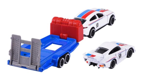 Majorette Porsche Race Trailer Panamera Turbo + 935 K3