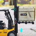 Miniatyrbillede 2 af 6: OBOSOE realistisk metalgaffeltruck med løftearm – pullback truck til drenge