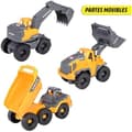 Miniatyrbild 2 av 2: Leksak - DICKIE TOYS - Volvo Set Byggarbetsplats - 3 Byggfordon - 16cm - För Barn från 3 År